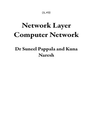 cover image of Network Layer Computer Network